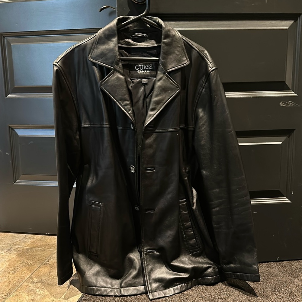 Guess leather jacket